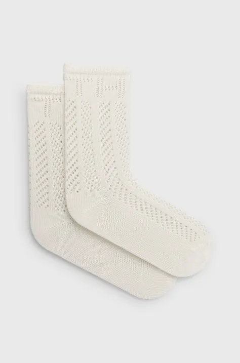 Ponožky Tommy Hilfiger dámske, biela farba