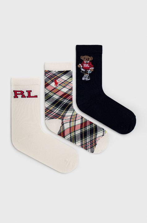 Детски чорапи Polo Ralph Lauren (3 чифта)