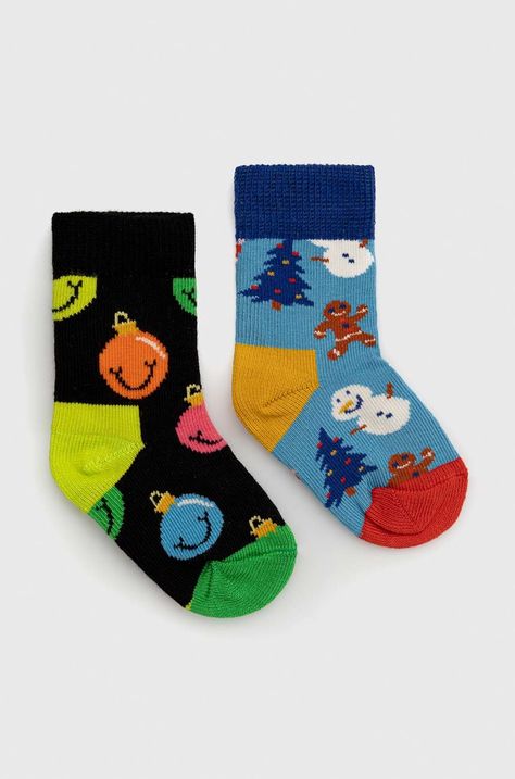 Дитячі шкарпетки Happy Socks Holiday 2-pack