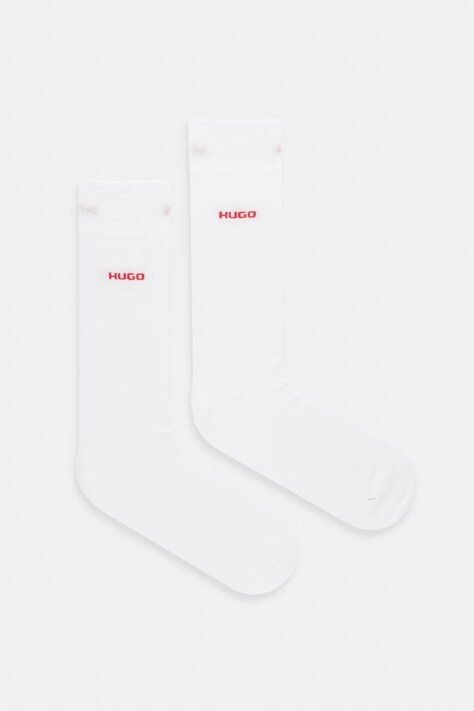 HUGO čarape dvojno pakiranje bijele