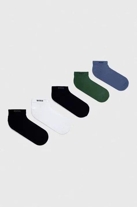 Κάλτσες BOSS 5-pack χρώμα: μαύρο