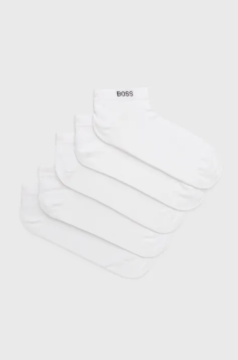 Κάλτσες BOSS 5-pack χρώμα: άσπρο