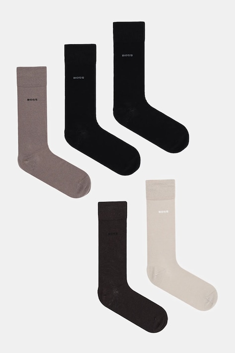 Κάλτσες BOSS (3-pack) χρώμα: μαύρο, 50478221