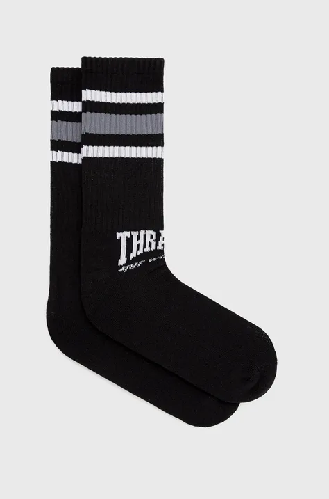 Čarape HUF X Trasher za muškarce, boja: crna