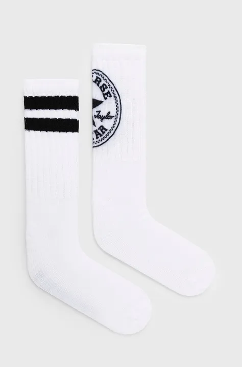 Κάλτσες Converse (2-pack) χρώμα: άσπρο