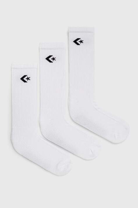 Converse sosete barbati, culoarea alb