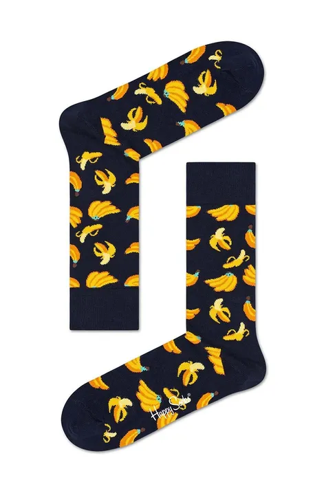 Čarape Happy Socks za muškarce, boja: tamno plava