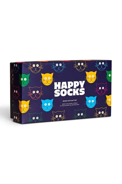 Happy Socks skarpetki 3-Pack męskie