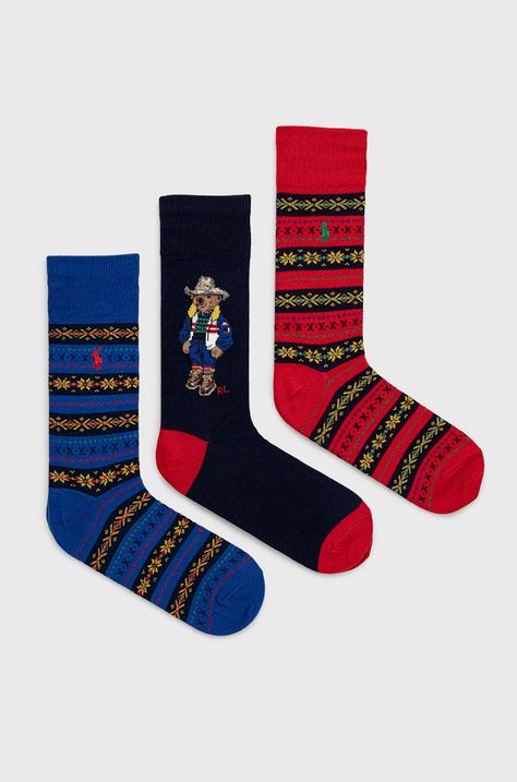 Ponožky Polo Ralph Lauren (3-pak)