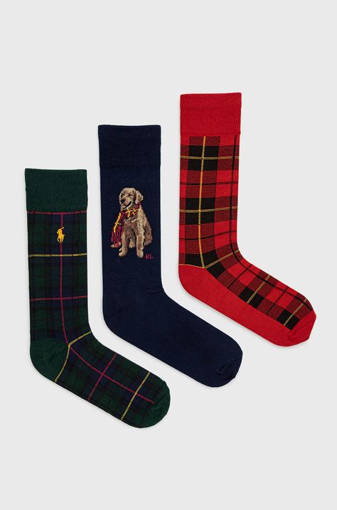 Ponožky Polo Ralph Lauren (3-pak)