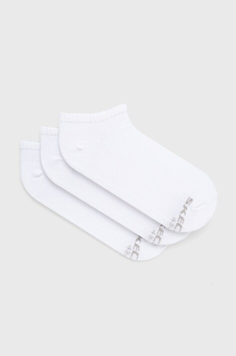 Skechers skarpetki (3-pack) męskie kolor biały