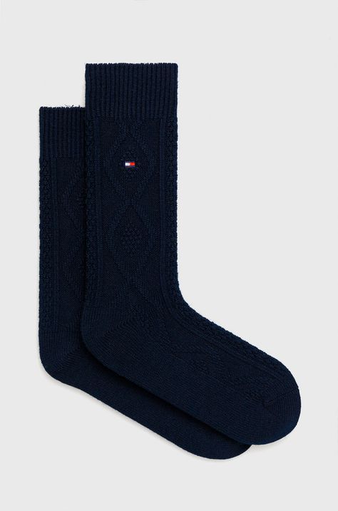 Ponožky ze směsi vlny Tommy Hilfiger