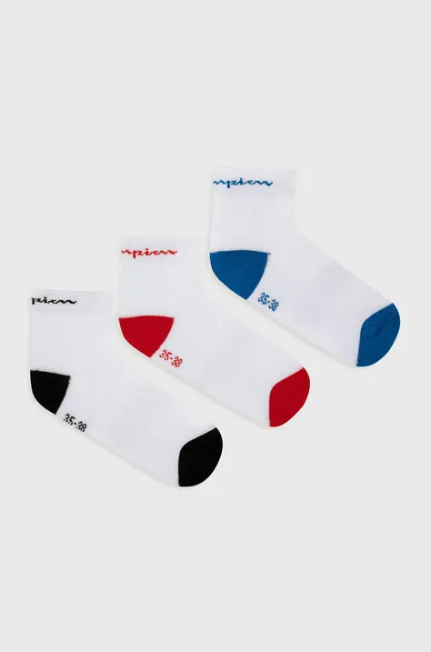 Шкарпетки Champion (3-pack) колір білий