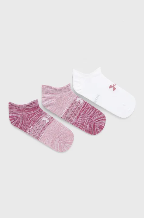 Κάλτσες Under Armour χρώμα: ροζ