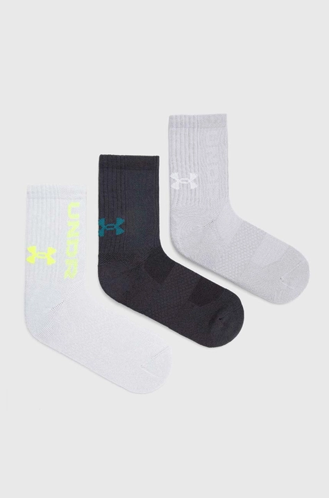 Κάλτσες Under Armour 3-pack χρώμα: μαύρο, 1373084