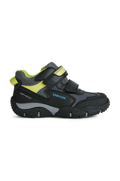 Παιδικά παπούτσια Geox χρώμα: μαύρο