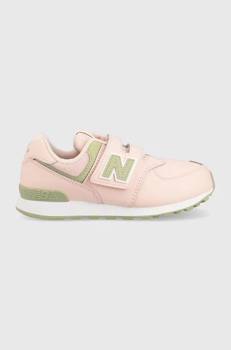 New Balance sneakersy dziecięce PV574CT1 kolor różowy