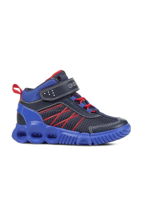 Παιδικά κλειστά παπούτσια Geox Wroom χρώμα: ναυτικό μπλε