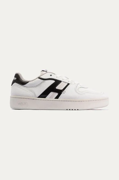 Δερμάτινα αθλητικά παπούτσια Hoff Grand Central χρώμα: άσπρο