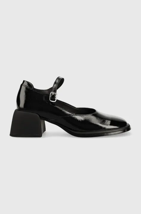 Kožené lodičky Vagabond Shoemakers Ansie černá barva, na podpatku