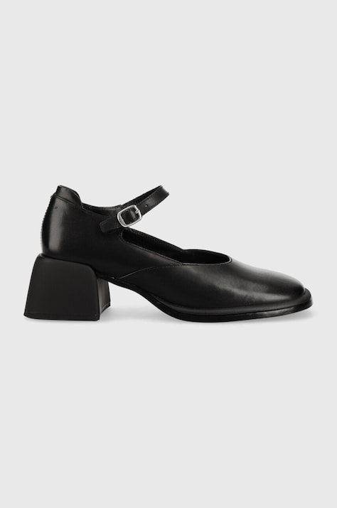 Шкіряні туфлі Vagabond Shoemakers Ansie колір чорний каблук блок