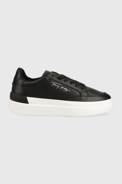 Sneakers boty Tommy Hilfiger Th Signature Leather