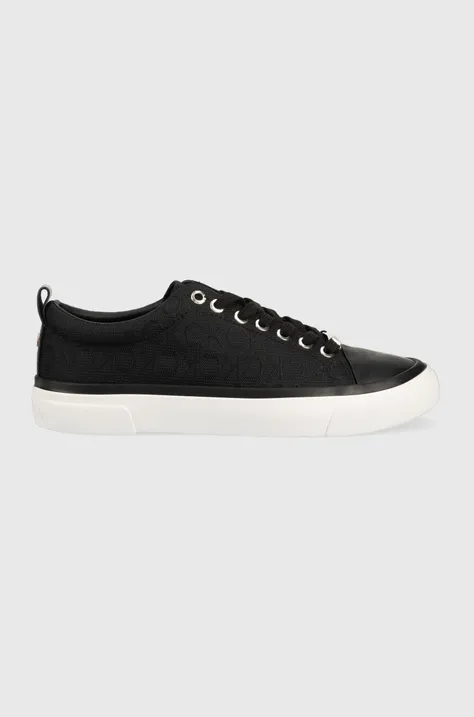 Πάνινα παπούτσια Calvin Klein Vulc Lace Up χρώμα: μαύρο