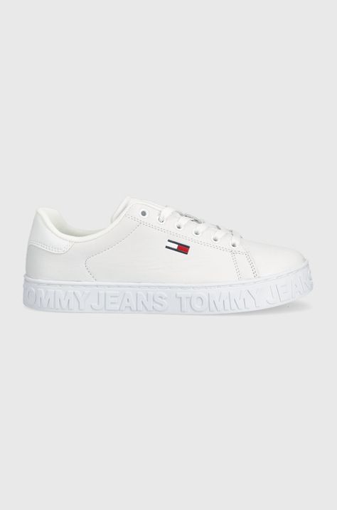 Kožené sneakers boty Tommy Jeans Cool Tommy Jeans Sneaker Ess