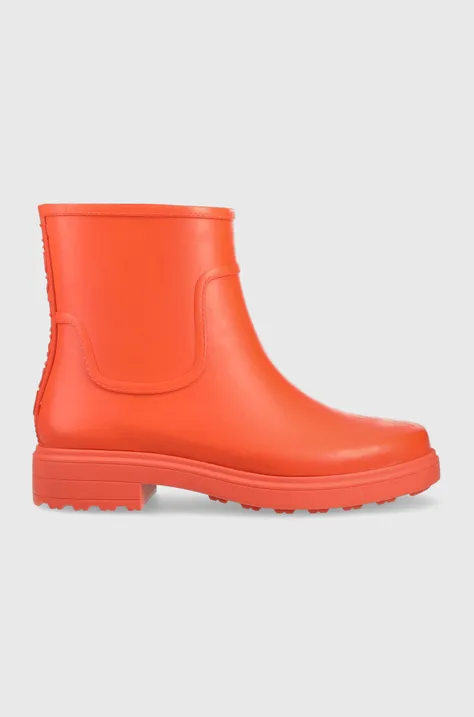 Ουέλλινγκτον Calvin Klein Rain Boot χρώμα: πορτοκαλί