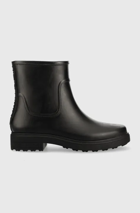 Gumijasti škornji Calvin Klein Rain Boot ženski, črna barva