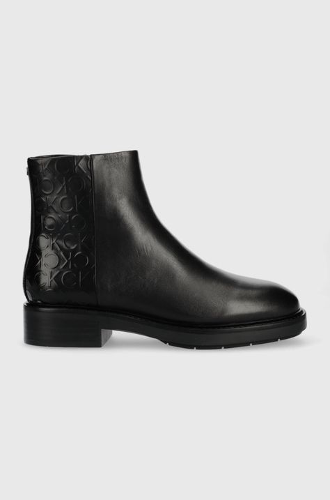 Боти Calvin Klein Rubber Sole Ankle Boot