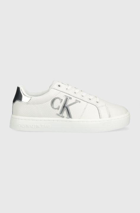Usnjene superge Calvin Klein Jeans Classic Cupsole Laceup Low