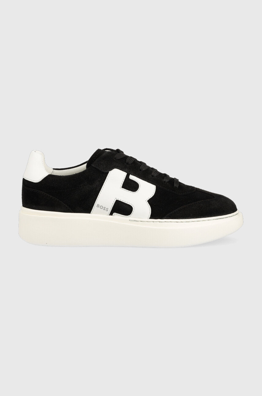 Semišové sneakers boty BOSS Amber B