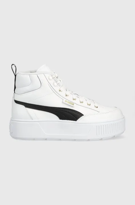 Puma sneakersy  Karmen Mid kolor biały 385857