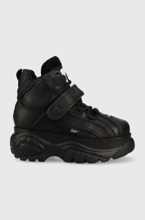 Kožené sneakers boty Buffalo 1348-14 2.0 černá barva, 1534040.BLK