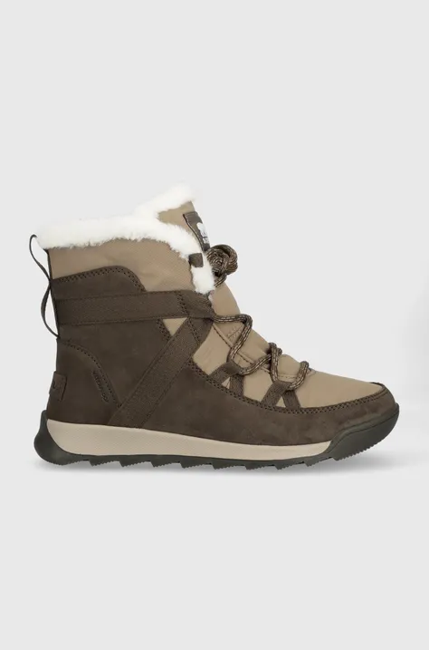 Зимові чоботи Sorel whitney ii flurry колір коричневий