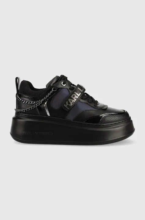 Karl Lagerfeld sneakers din piele Anakapri culoarea negru