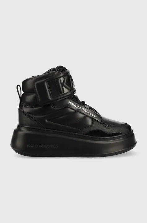 Karl Lagerfeld sneakersy skórzane ANAKAPRI KL63555 kolor czarny
