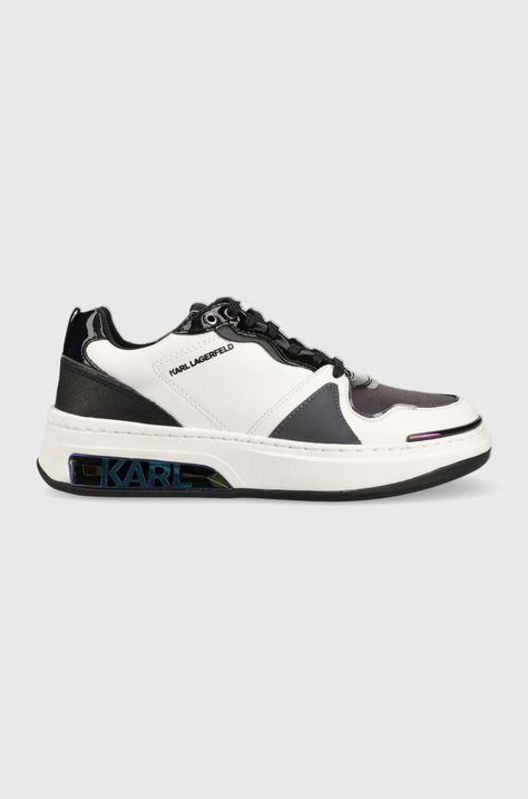 Karl Lagerfeld sneakersy skórzane ELEKTRA II Lo