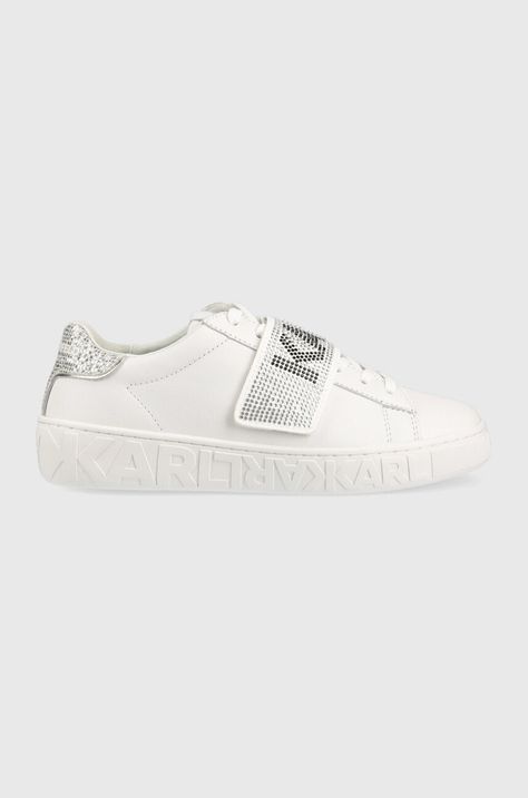 Karl Lagerfeld sneakersy skórzane KUPSOLE III