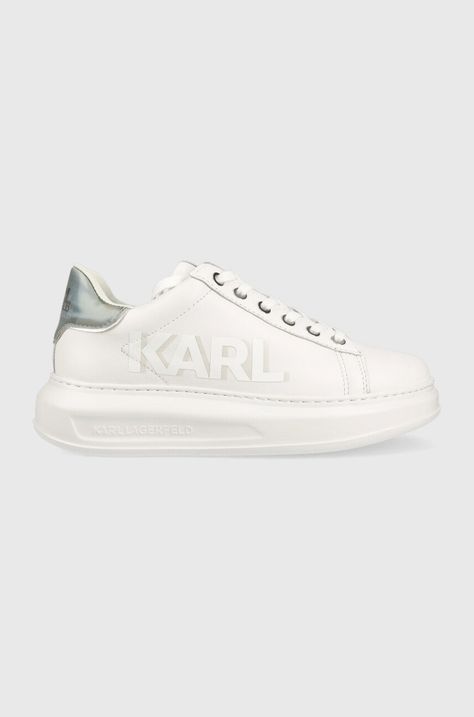 Kožené sneakers boty Karl Lagerfeld Kapri