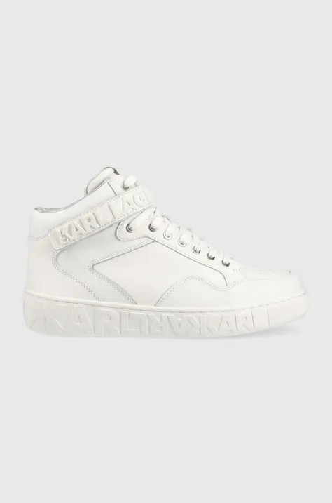 Шкіряні кросівки Karl Lagerfeld Kupsole Iii колір білий