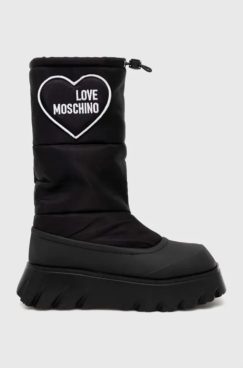 Зимові чоботи Love Moschino колір чорний