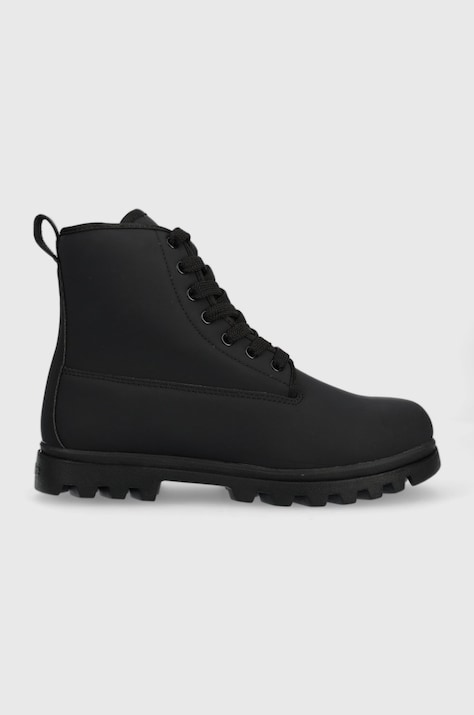 Native workery Johnny damskie kolor czarny na płaskim obcasie
