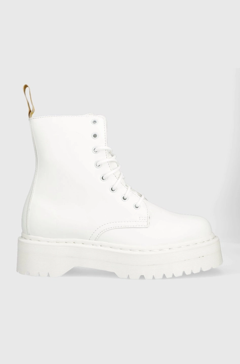 Farmářky Dr. Martens V Jadon II Mono dámské, bílá barva, na platformě, DM27335113-White