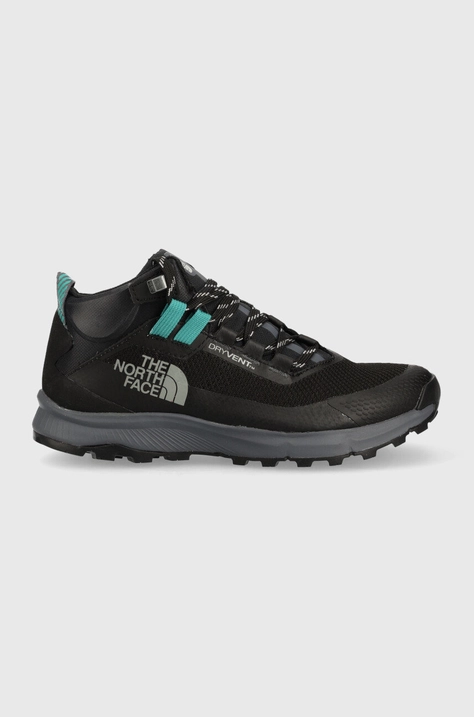 Topánky The North Face Cragstone Mid Waterproof dámske, čierna farba,