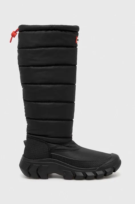 Μπότες χιονιού Hunter Interpid χρώμα: μαύρο