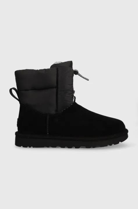 UGG snow boots W Classic Maxi Toggle black color 1130670.BLK
