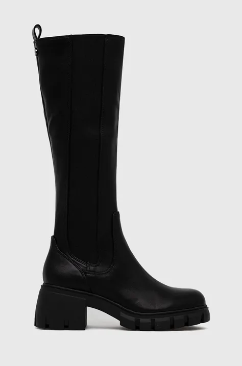 Elegantni škornji Steve Madden Abrupt ženski, črna barva