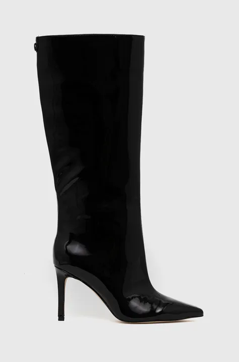Μπότες Guess Dayton2 , χρώμα: μαύρο